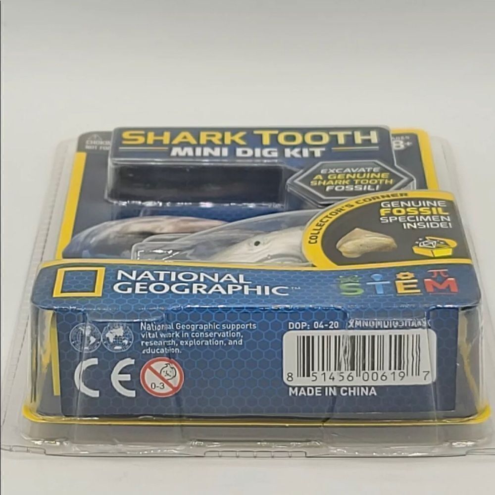 National Geographic 🦈Shark Tooth 🦷 Mini Dig Kit - Picture 5 of 6